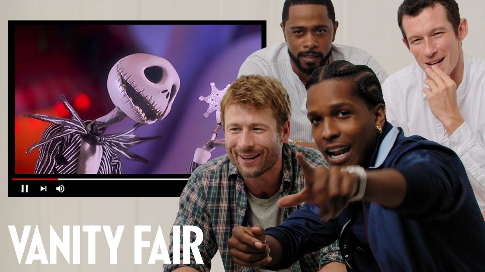 A$AP Rocky, Glen Powell, LaKeith Stanfield & Callum Turner Watch Iconic Videos